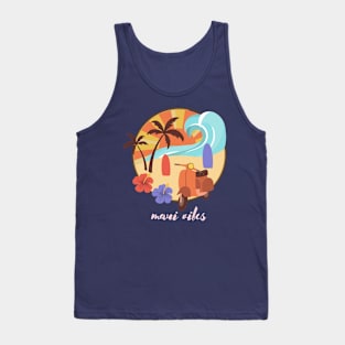 Maui Vibes with Scooter Tank Top